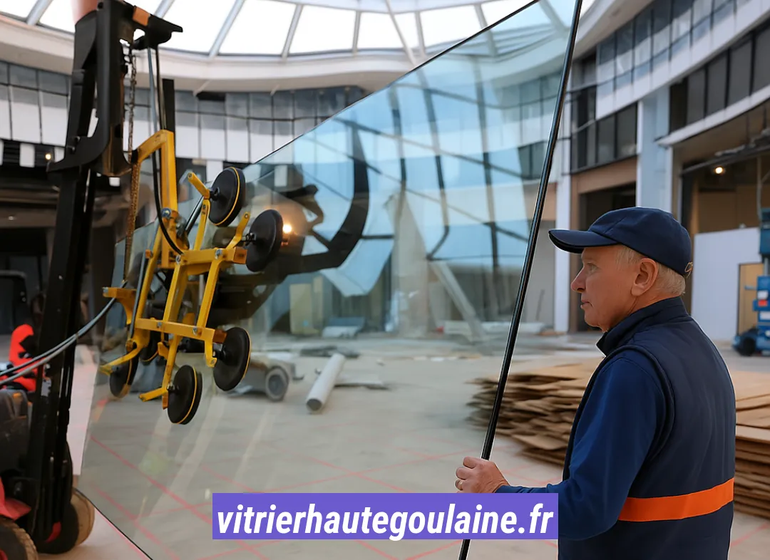 Remplacement de vitrine magasin Haute-Goulaine